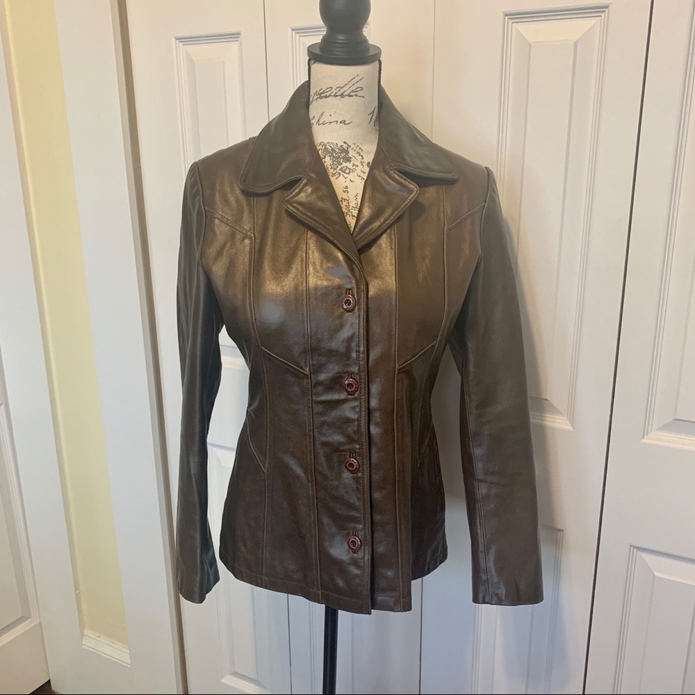 Leather jacket